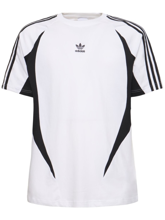 adidas Originals: Archive t-shirt - White/Black - men_0 | Luisa Via Roma