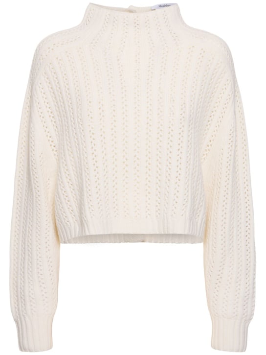 Max Mara: Maglia Hodeida in misto lana - women_0 | Luisa Via Roma