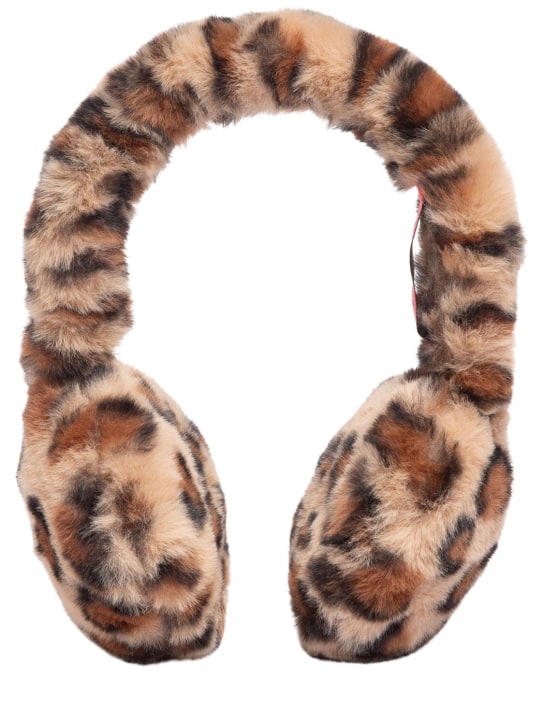 MAX&Co.: Ohrenschützer aus Kunstfell mit Druck - kids-girls_1 | Luisa Via Roma