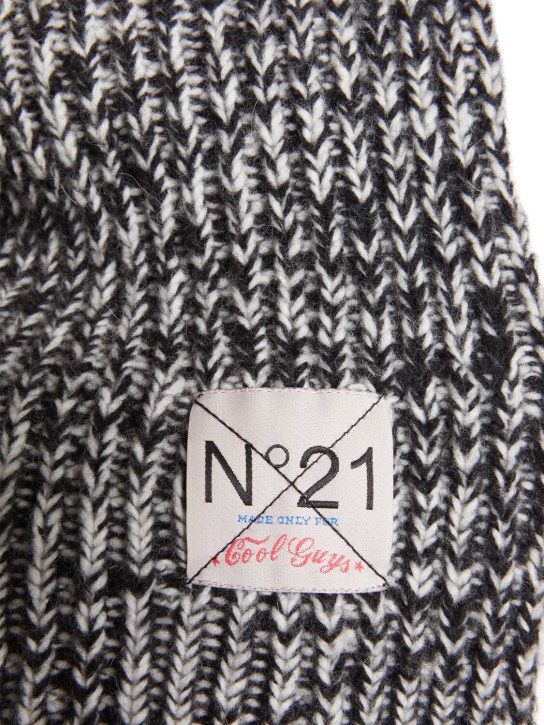 N°21: Maglia in misto di lana - Nero - kids-girls_1 | Luisa Via Roma