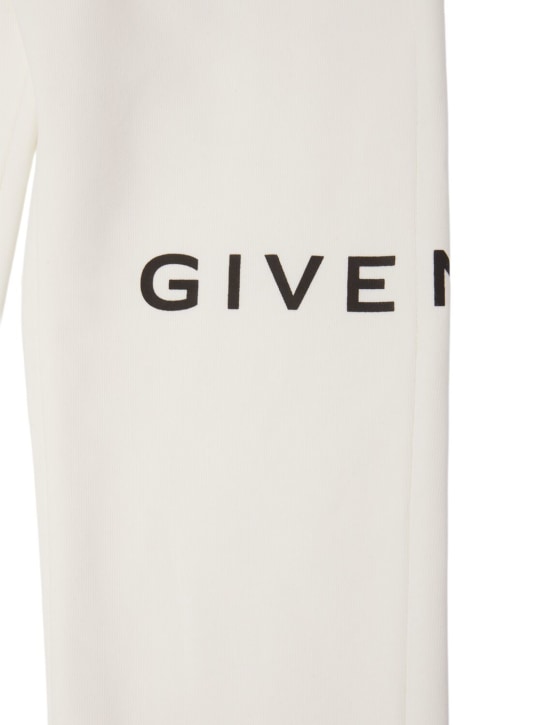 Givenchy: 코튼 혼방 스웻팬츠 - Off-White - kids-girls_1 | Luisa Via Roma