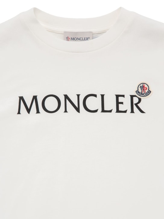 Moncler: コットンTシャツ - kids-boys_1 | Luisa Via Roma