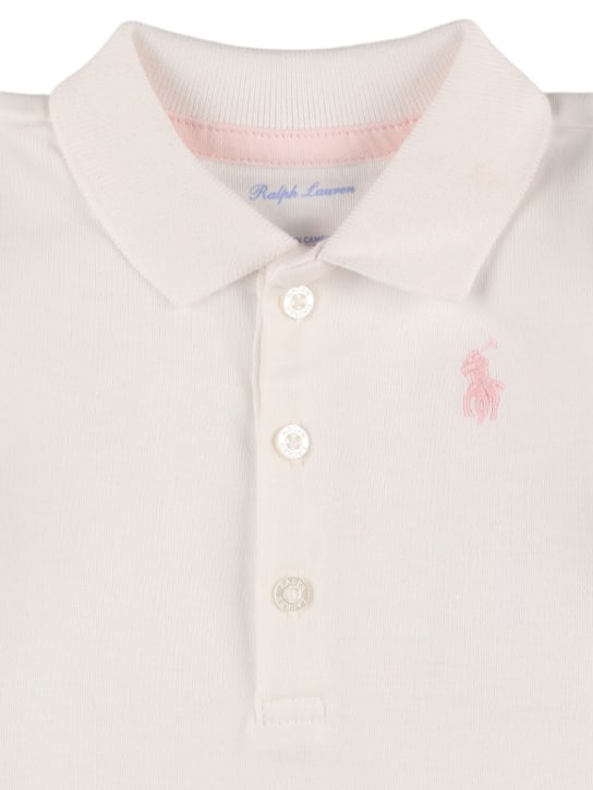 Polo Ralph Lauren: Vestito e culotte in cotone - kids-girls_1 | Luisa Via Roma