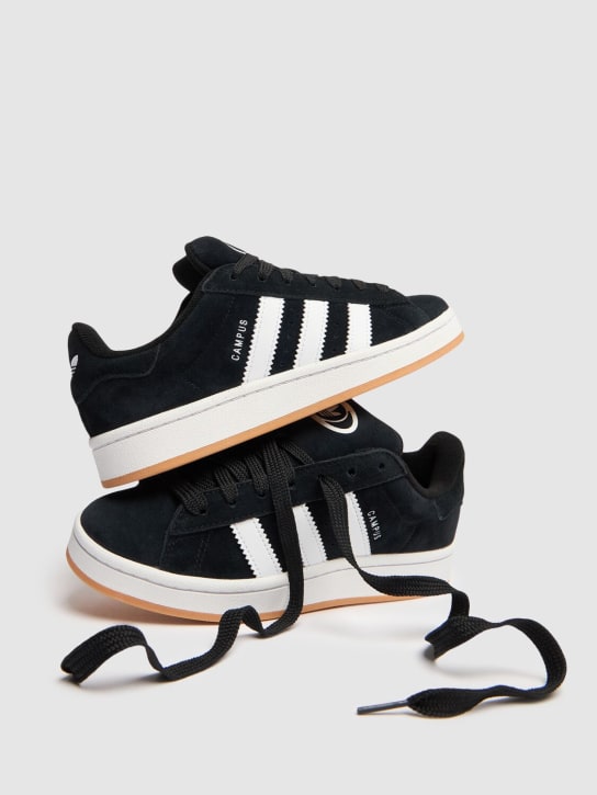 adidas Originals: Campus 00s J lace-up sneakers - Black - kids-girls_1 | Luisa Via Roma
