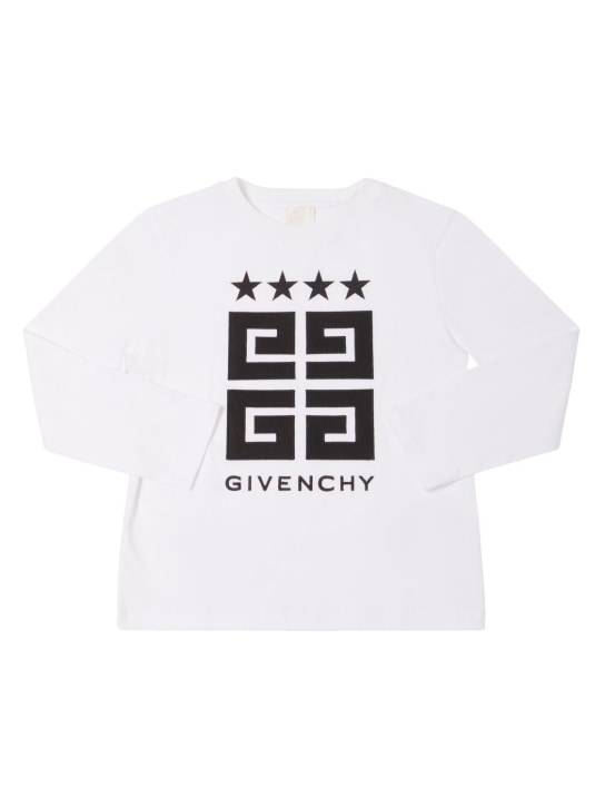 Givenchy: In jersey di cotone - Bianco - kids-girls_0 | Luisa Via Roma