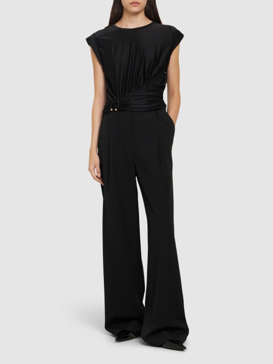 Rabanne: Viscose jersey top - women_1 | Luisa Via Roma