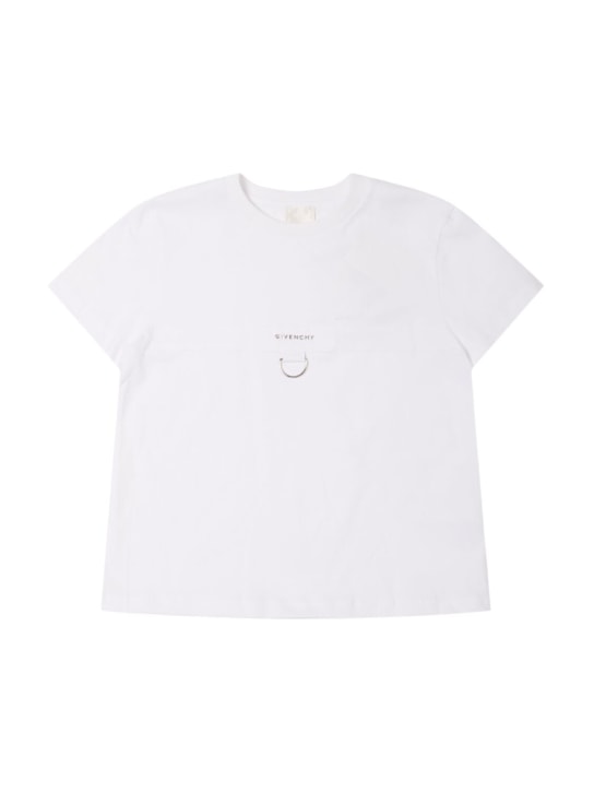 Givenchy: Cotton jersey t-shirt - kids-boys_0 | Luisa Via Roma