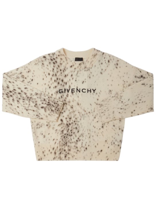 Givenchy: Maglia in misto di lana - kids-girls_0 | Luisa Via Roma