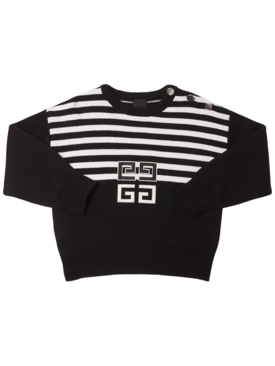 Givenchy: Maglia in misto cotone - kids-girls_0 | Luisa Via Roma