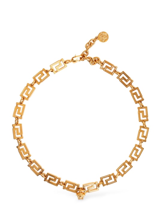 Versace: Greca collar necklace - women_0 | Luisa Via Roma