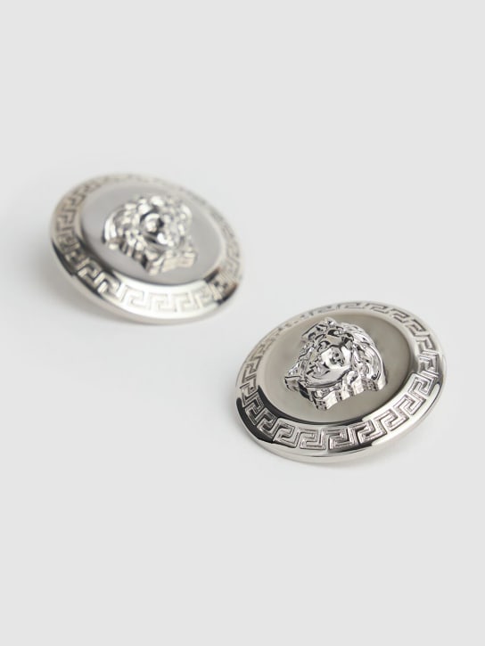 Versace: Medusa Tribute stud earrings - women_1 | Luisa Via Roma