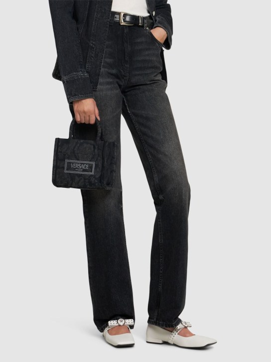 Versace: XS Barocco embroidery jacquard bag - women_1 | Luisa Via Roma