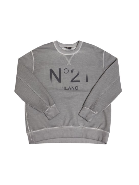 N°21: Felpa in cotone stampato - kids-girls_0 | Luisa Via Roma