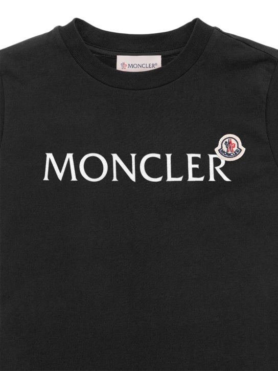 Moncler: コットンTシャツ - kids-boys_1 | Luisa Via Roma