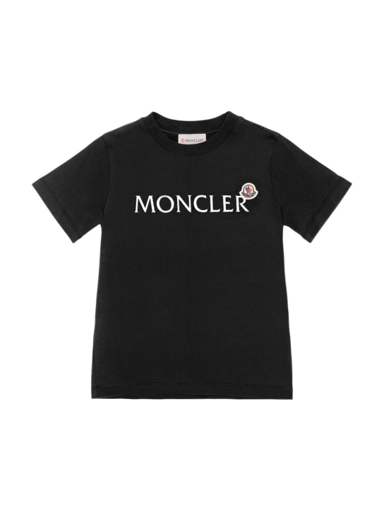 Moncler: コットンTシャツ - kids-boys_0 | Luisa Via Roma