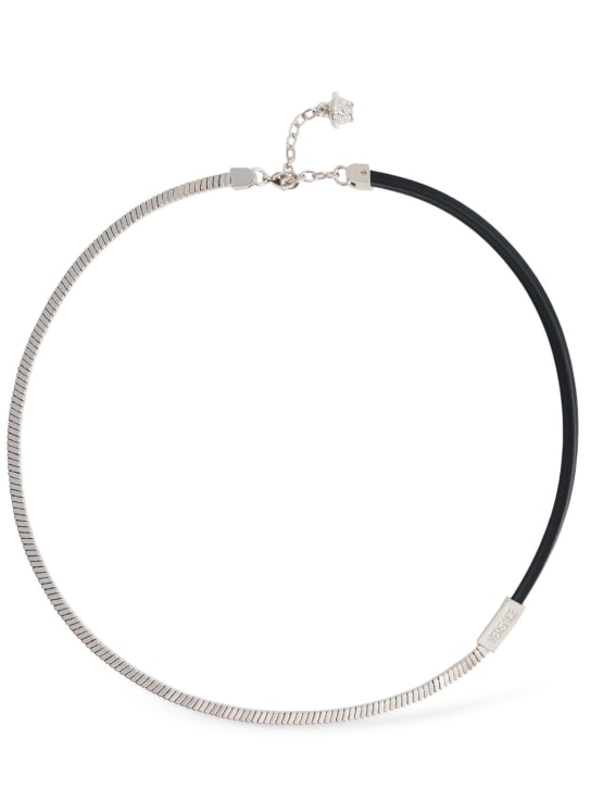 Versace: Medusa logo necklace - men_0 | Luisa Via Roma