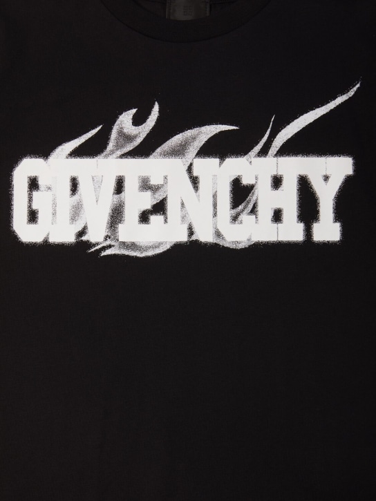 Givenchy: Printed cotton jersey t-shirt - kids-boys_1 | Luisa Via Roma