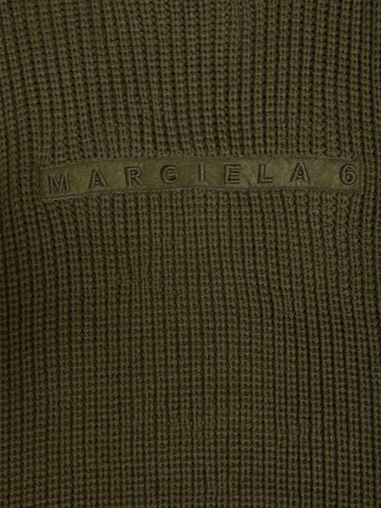 MM6 Maison Margiela: Wool blend sweater - kids-girls_1 | Luisa Via Roma