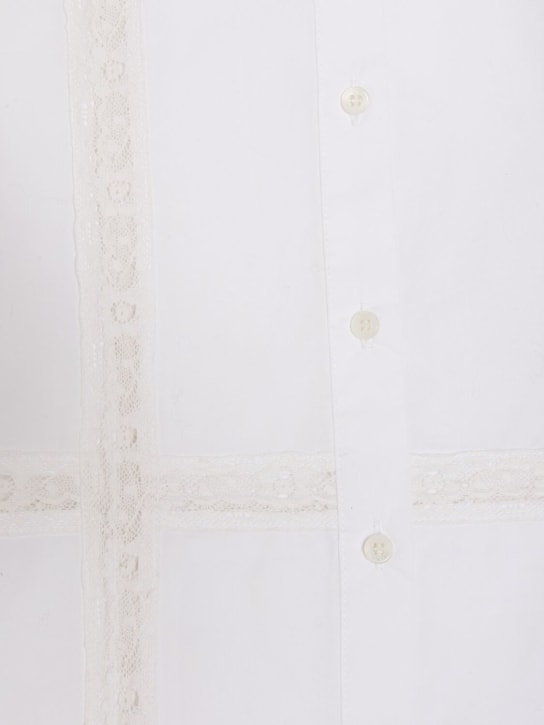 N°21: Camicia in popeline di cotone - Bianco - kids-girls_1 | Luisa Via Roma