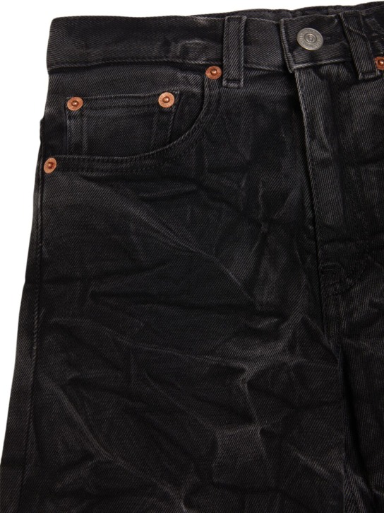 MM6 Maison Margiela: ストレッチコットンデニムジーンズ - kids-boys_1 | Luisa Via Roma