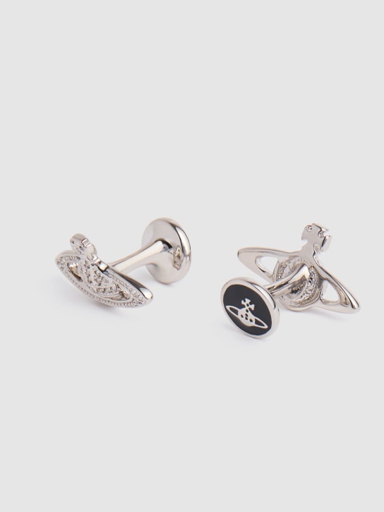 Mini bas relief crystal cufflinks Vivienne Westwood Men Luisaviaroma