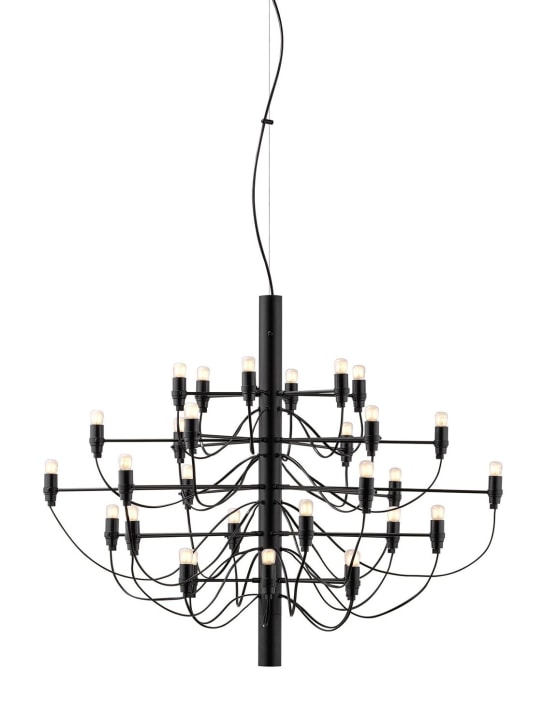 Flos: 2097/30 Sarfatti chandelier - Black - ecraft_0 | Luisa Via Roma
