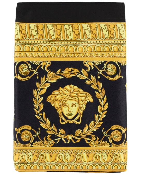 Versace: Set of 2 Barocco pillow cases - Black - ecraft_0 | Luisa Via Roma