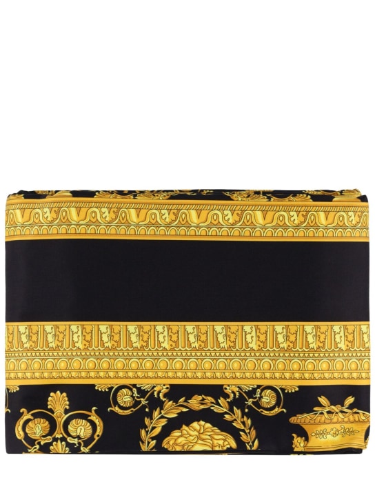 Versace: Barocco duvet cover - Black/Gold - ecraft_0 | Luisa Via Roma