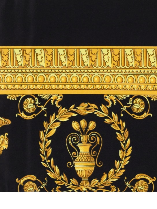 Versace: Barocco duvet cover - Siyah/Altın - ecraft_1 | Luisa Via Roma
