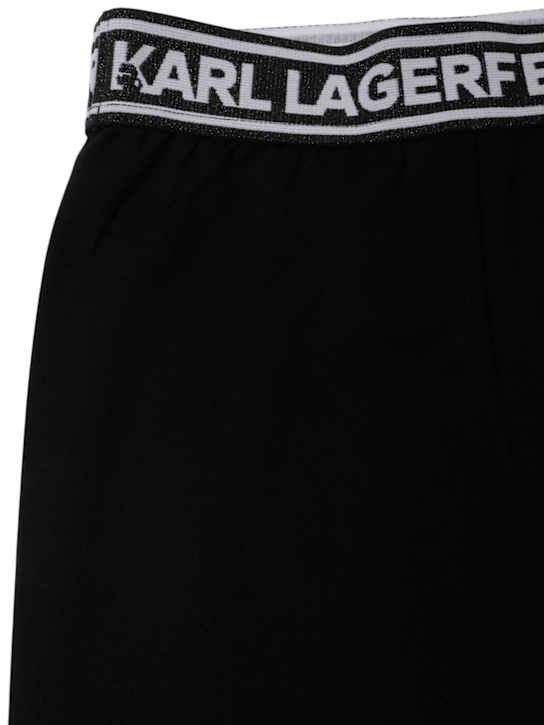 Karl Lagerfeld: ストレッチビスコースレギンス - kids-girls_1 | Luisa Via Roma