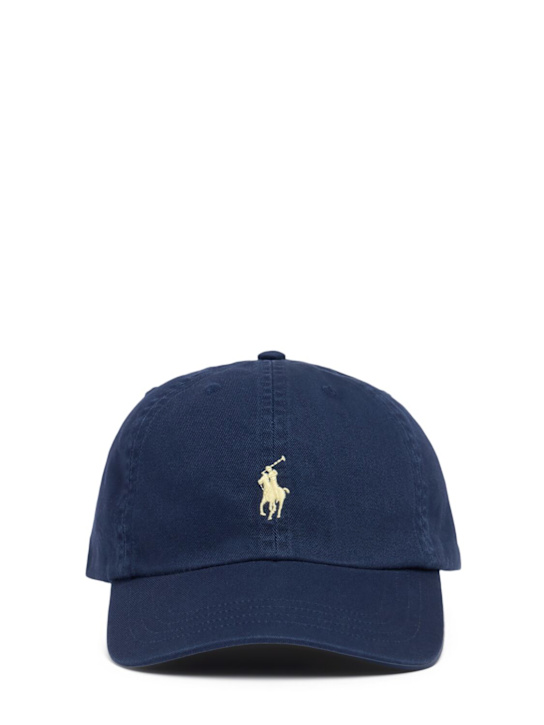 Polo Ralph Lauren: Cotton gabardine baseball cap w/logo - kids-girls_0 | Luisa Via Roma