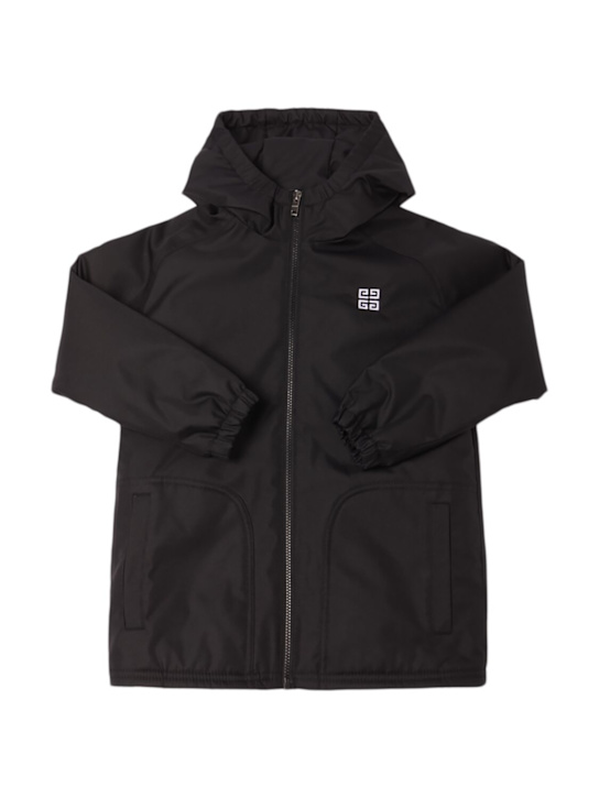 Givenchy: Canvas parka - kids-boys_0 | Luisa Via Roma
