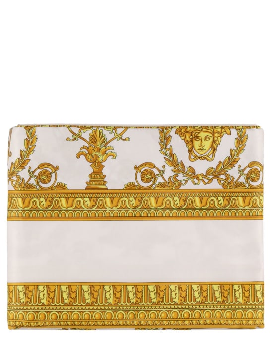 Versace: Barocco duvet cover - White/Gold - ecraft_0 | Luisa Via Roma