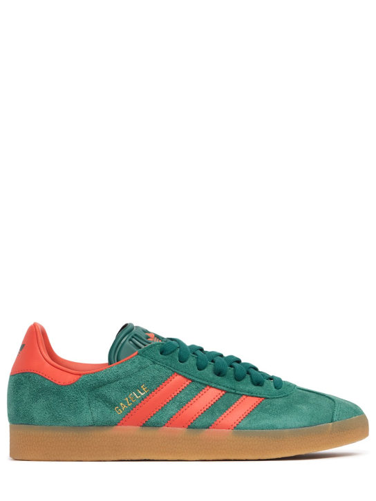 adidas Originals: Sneakers Gazelle - Verde/Arancione - men_0 | Luisa Via Roma
