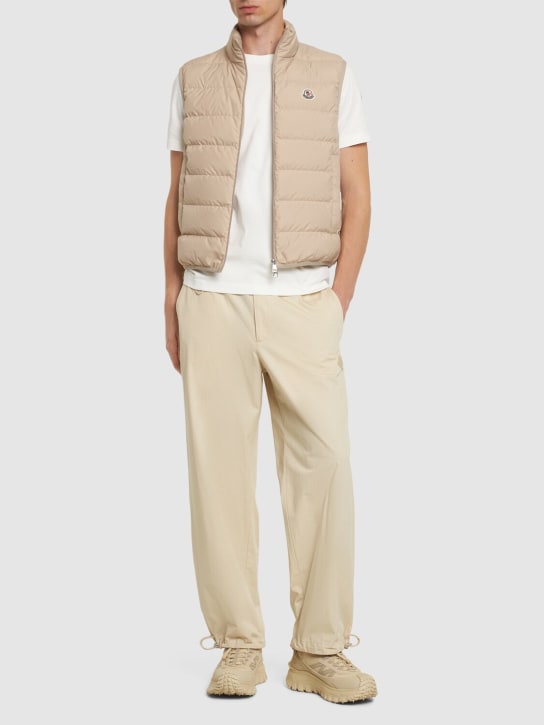 Moncler: Contrin tech down vest - men_1 | Luisa Via Roma