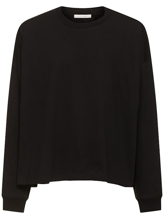 The Row: Haru long sleeve cotton t-shirt - men_0 | Luisa Via Roma
