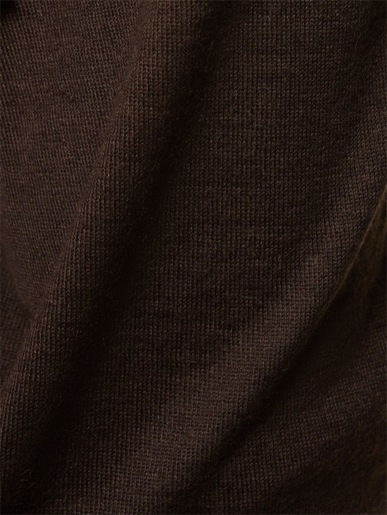 The Row: Darvi wool & silk pants - Brown - men_4 | Luisa Via Roma