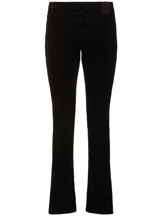 Tom Ford: Cotton denim slim fit jeans - Black - men_4 | Luisa Via Roma