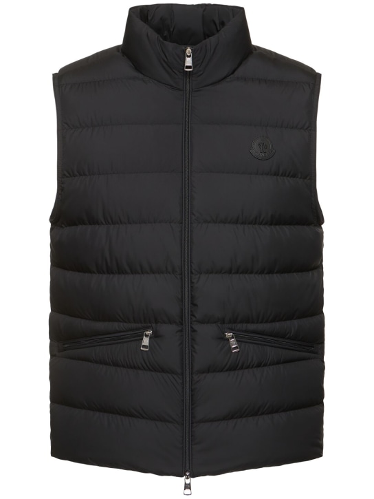 Moncler: Treompan tech down gilet - men_0 | Luisa Via Roma