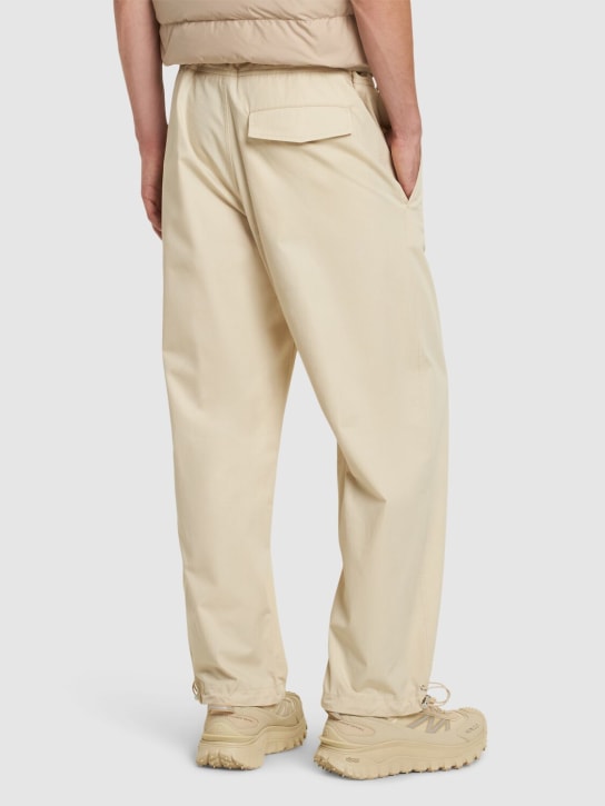 Moncler: Soft cotton canvas pants - men_2 | Luisa Via Roma