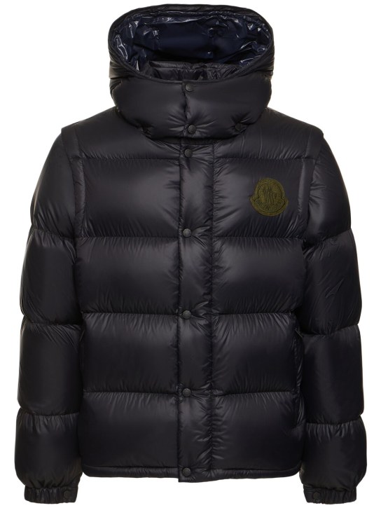 Moncler: Cyclone nylon down jacket - men_0 | Luisa Via Roma