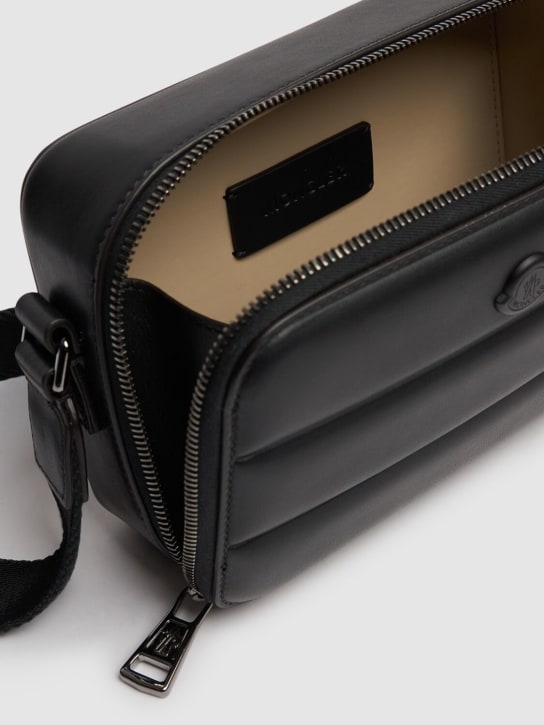 Moncler: Horizontal leather crossbody bag - men_6 | Luisa Via Roma