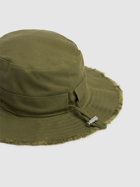 Jacquemus: Le Bob Artichaut cotton bucket hat - men_4 | Luisa Via Roma