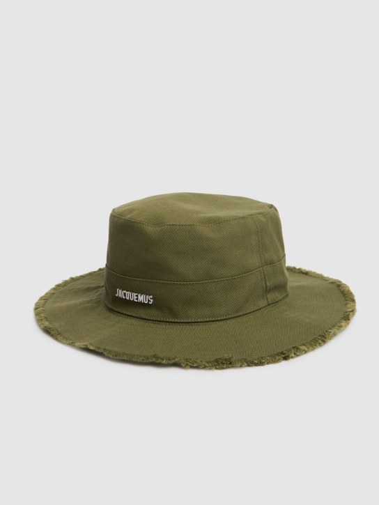 Jacquemus: Le Bob Artichaut cotton bucket hat - men_2 | Luisa Via Roma