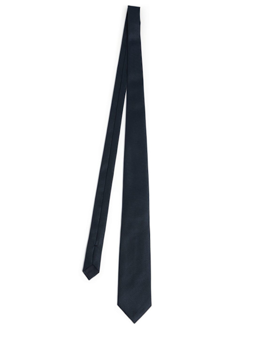 Tom Ford: 8cm Solid silk tie - men_0 | Luisa Via Roma