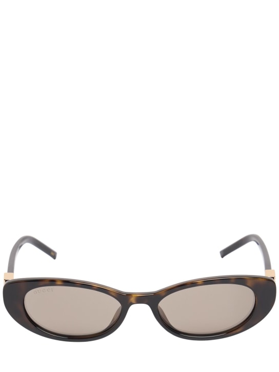 Gucci: G1680S acetate sunglasses - Black/Grey - women_0 | Luisa Via Roma