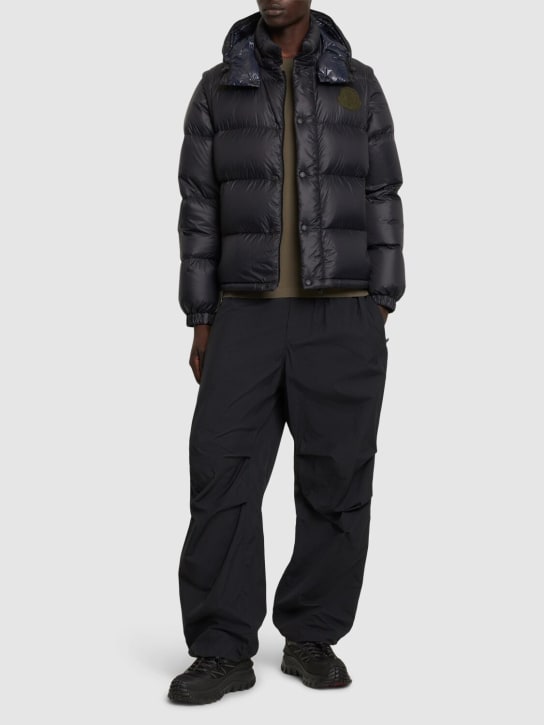 Moncler: Cyclone nylon down jacket - men_1 | Luisa Via Roma