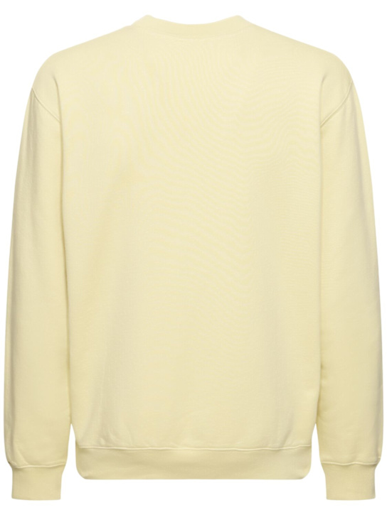 Jacquemus: Le Cotton Gros Grain sweatshirt - Light Yellow - men_4 | Luisa Via Roma