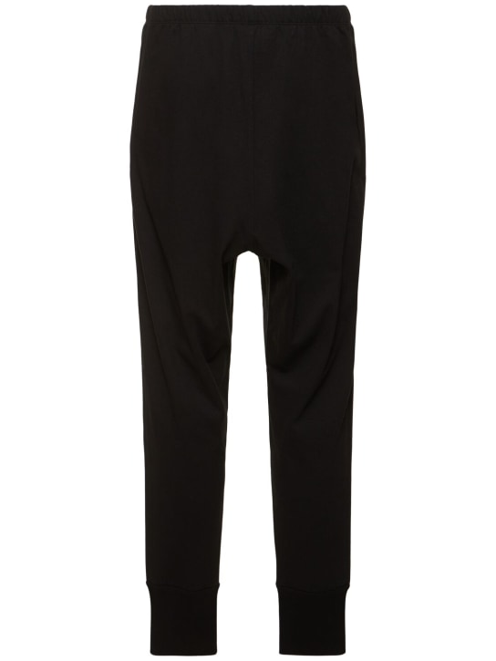 The Row: Pantaloni in cotone morbido - Nero - men_4 | Luisa Via Roma