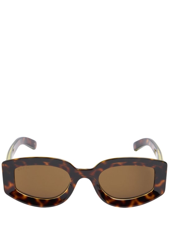 Gucci: GG1719S injection sunglasses - Havana - women_0 | Luisa Via Roma